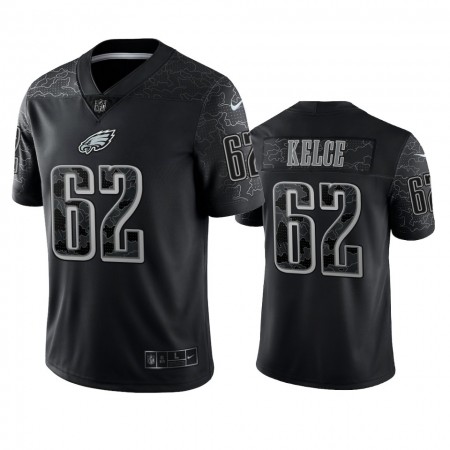 Tröjor Philadelphia Eagles Jason Kelce 62 Svart Reflective Limited - Män Tröjor Philadelphia Eagles Jason Kelce 62 Svart Reflective Limited - Män
